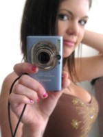 Cute teen showing off her perfect tits